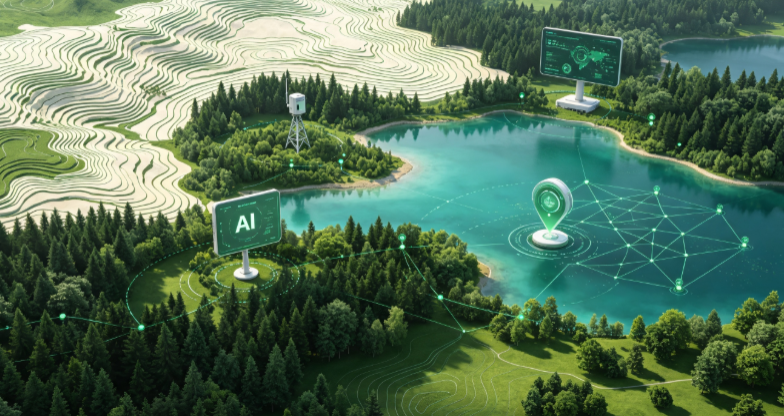 蓝山县GEO空间优化结合AI智能体，赋能自然资源与生态环境数字化管控